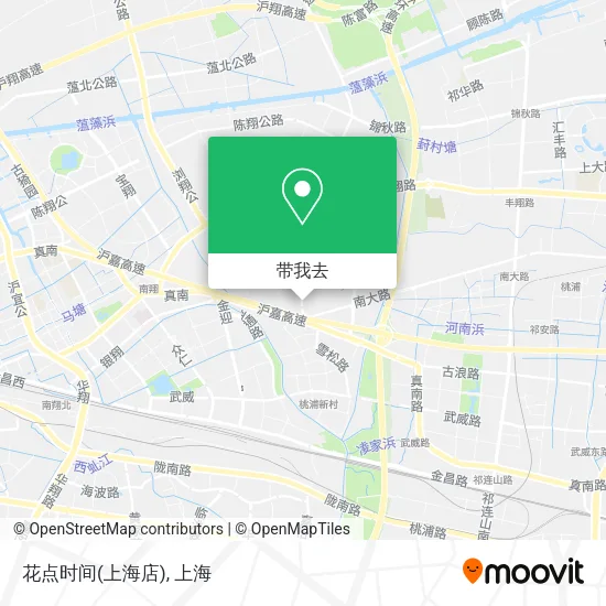 花点时间(上海店)地图