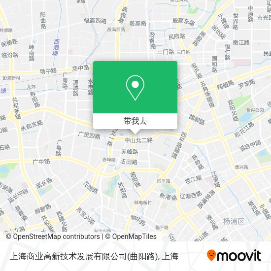 上海商业高新技术发展有限公司(曲阳路)地图