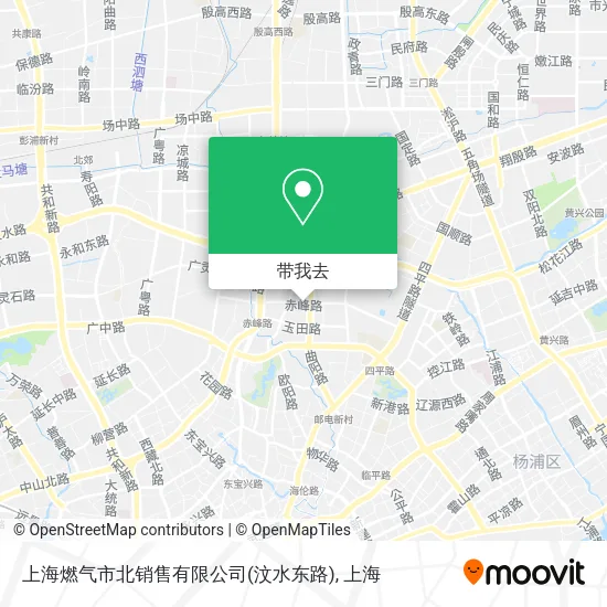 上海燃气市北销售有限公司(汶水东路)地图