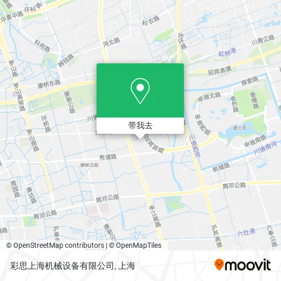 彩思上海机械设备有限公司地图