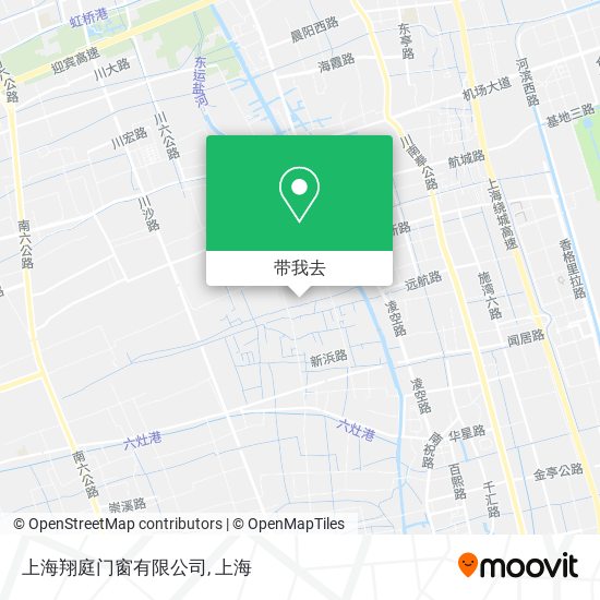 上海翔庭门窗有限公司地图