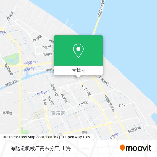 上海隧道机械厂高东分厂地图