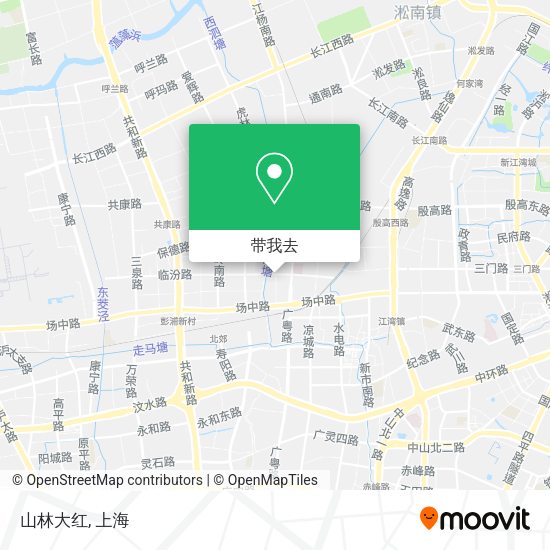 山林大红地图