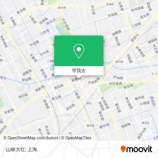 山林大红地图