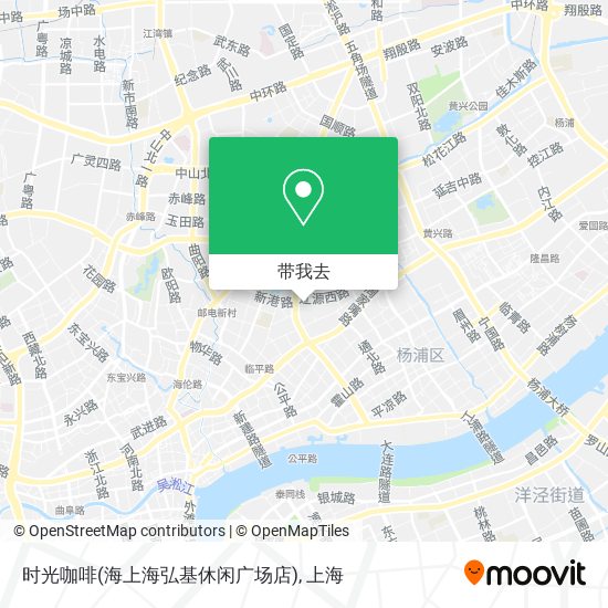 时光咖啡(海上海弘基休闲广场店)地图