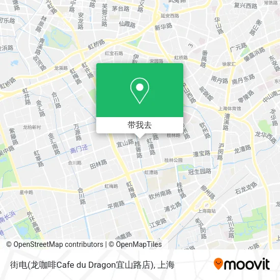 街电(龙咖啡Cafe du Dragon宜山路店)地图