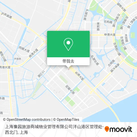 上海豫园旅游商城物业管理有限公司洋山港区管理处-西北门地图