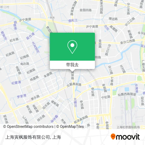上海寅枫服饰有限公司地图