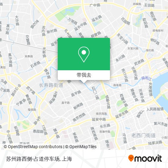 苏州路西侧-占道停车场地图