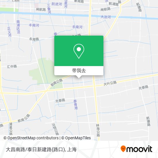 大昌南路/泰日新建路(路口)地图
