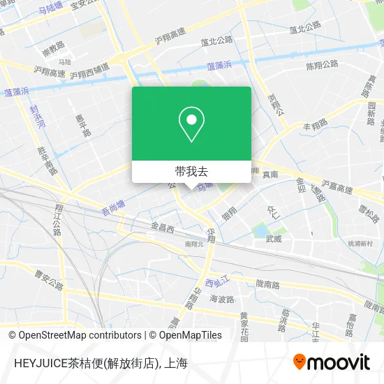 HEYJUICE茶桔便(解放街店)地图