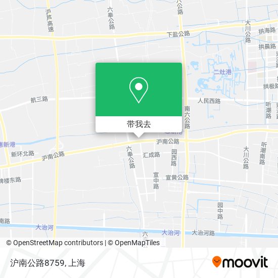 沪南公路8759地图