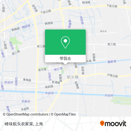 峰味航头农家菜地图
