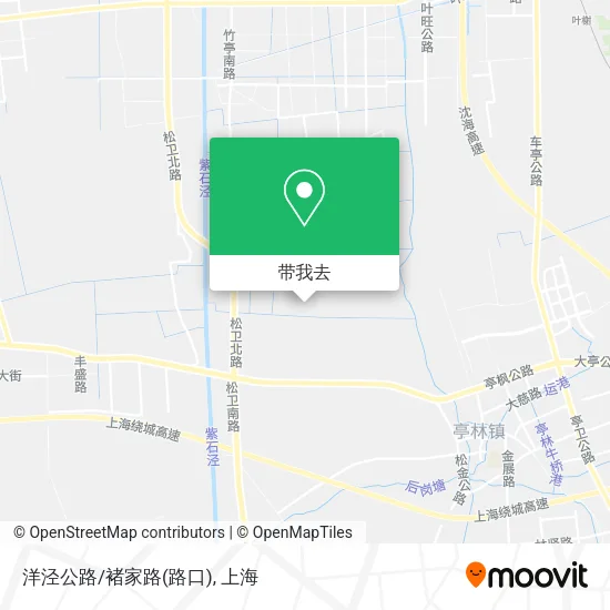 洋泾公路/褚家路(路口)地图