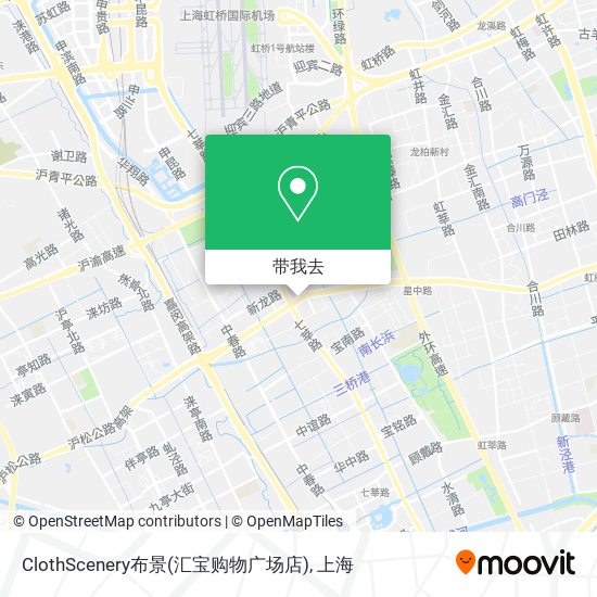 ClothScenery布景(汇宝购物广场店)地图