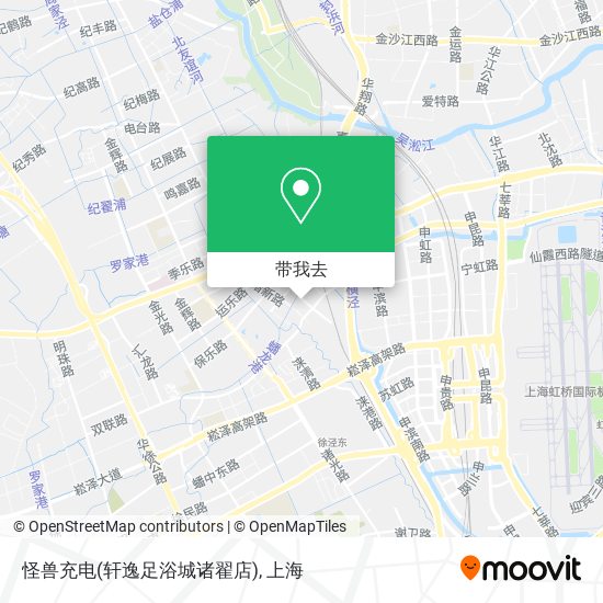 怪兽充电(轩逸足浴城诸翟店)地图