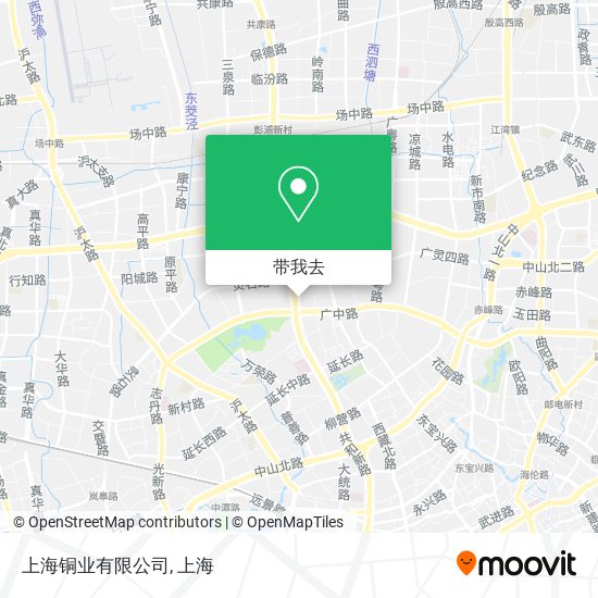 上海铜业有限公司地图