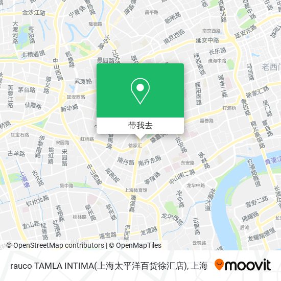 rauco TAMLA INTIMA(上海太平洋百货徐汇店)地图