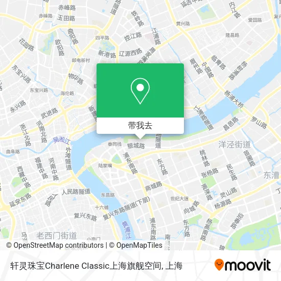 轩灵珠宝Charlene Classic上海旗舰空间地图