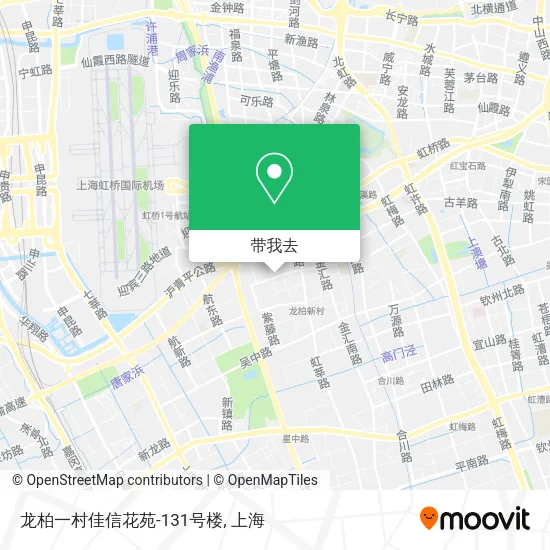 龙柏一村佳信花苑-131号楼地图