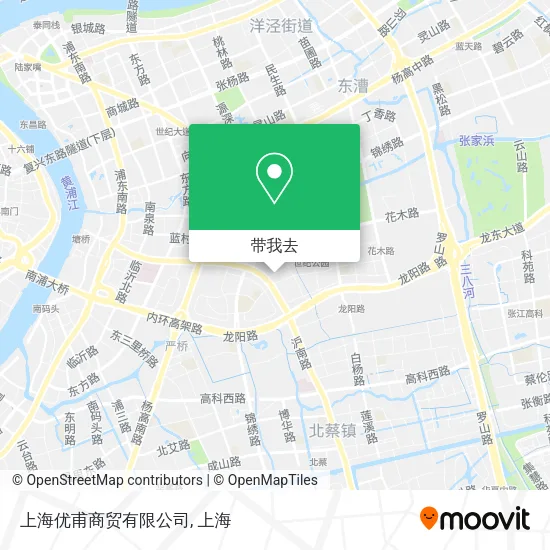 上海优甫商贸有限公司地图