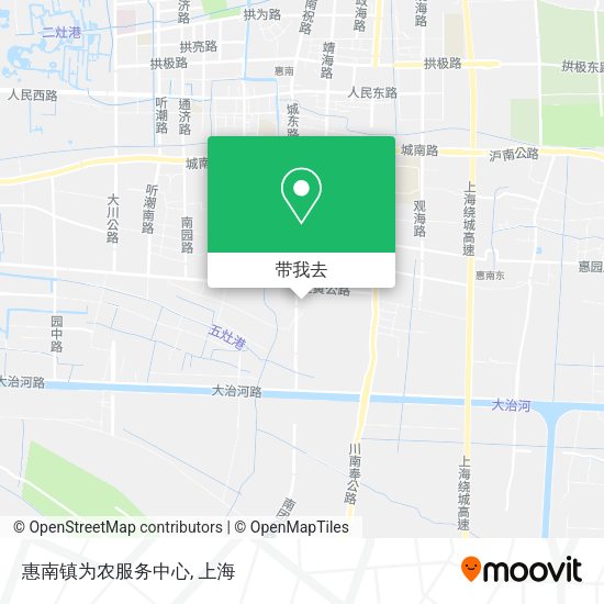 惠南镇为农服务中心地图