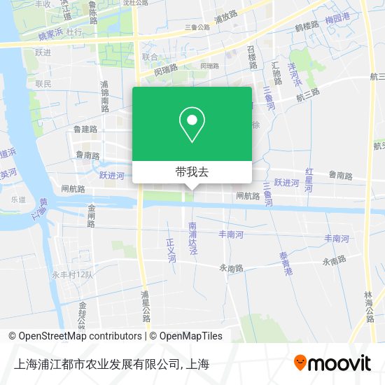 上海浦江都市农业发展有限公司地图