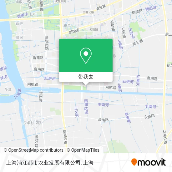 上海浦江都市农业发展有限公司地图