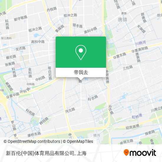 新百伦(中国)体育用品有限公司地图