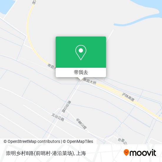 崇明乡村8路(前哨村-港沿菜场)地图