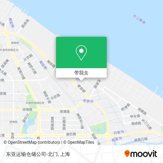 东亚运输仓储公司-北门地图