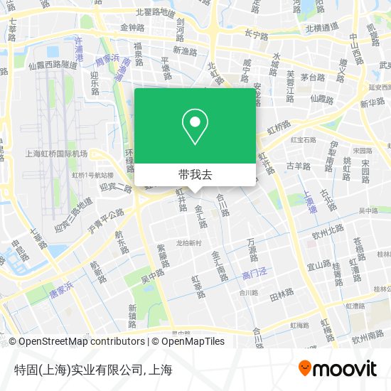 特固(上海)实业有限公司地图