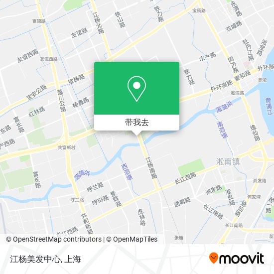 江杨美发中心地图