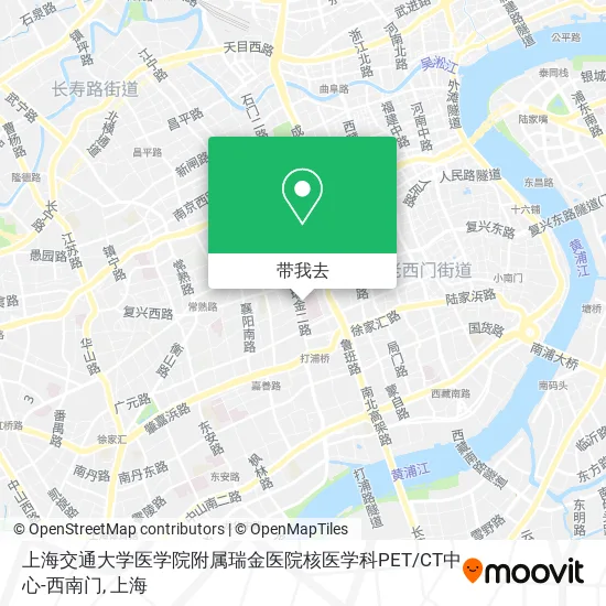 上海交通大学医学院附属瑞金医院核医学科PET / CT中心-西南门地图