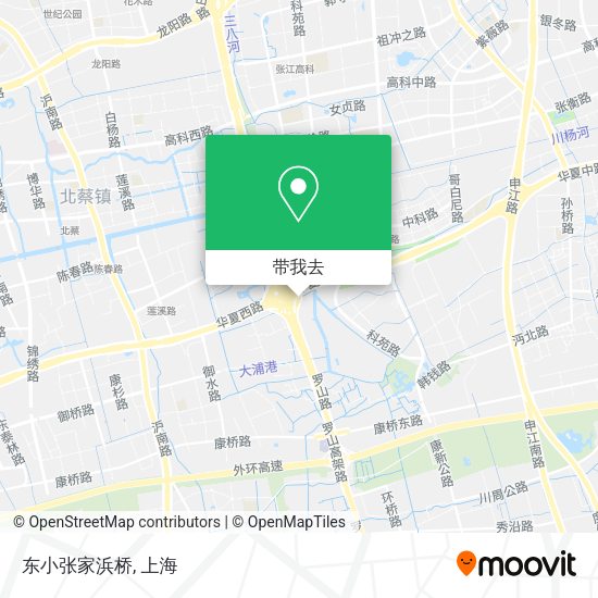 东小张家浜桥地图