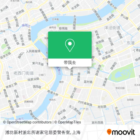 潍坊新村派出所谢家宅居委警务室地图