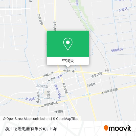 浙江德隆电器有限公司地图