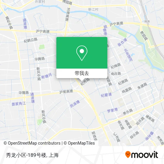 秀龙小区-189号楼地图