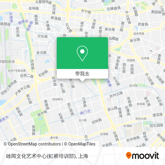 雄闻文化艺术中心(虹桥培训部)地图