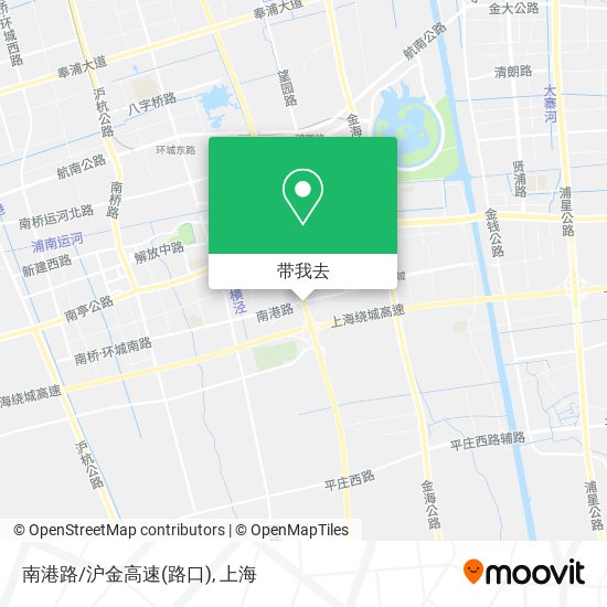 南港路/沪金高速(路口)地图