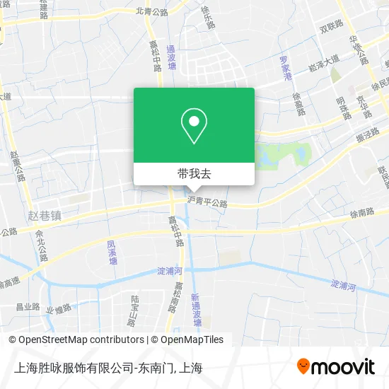 上海胜咏服饰有限公司-东南门地图