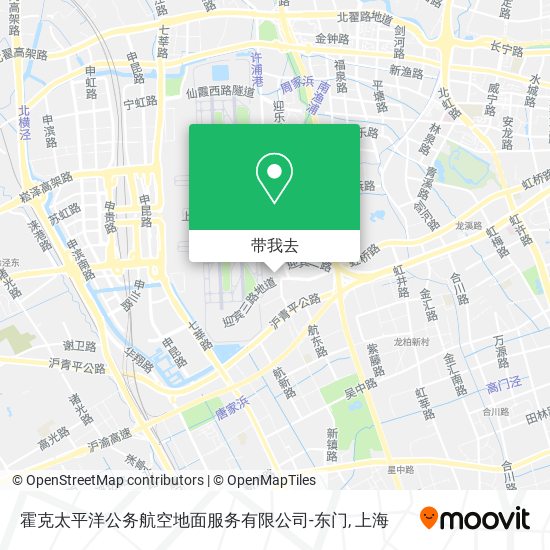 霍克太平洋公务航空地面服务有限公司-东门地图