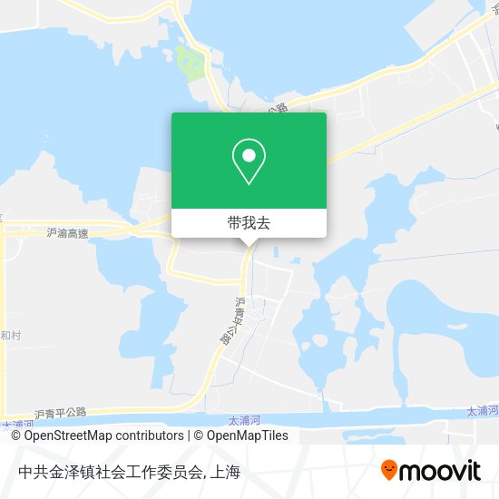 中共金泽镇社会工作委员会地图