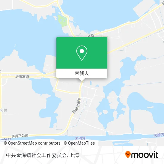 中共金泽镇社会工作委员会地图