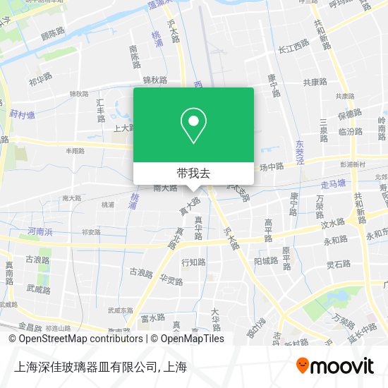 上海深佳玻璃器皿有限公司地图