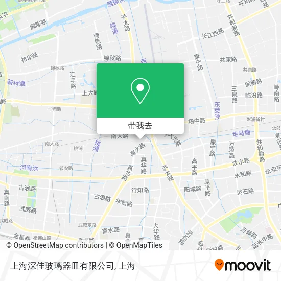 上海深佳玻璃器皿有限公司地图