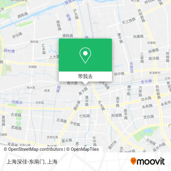 上海深佳-东南门地图