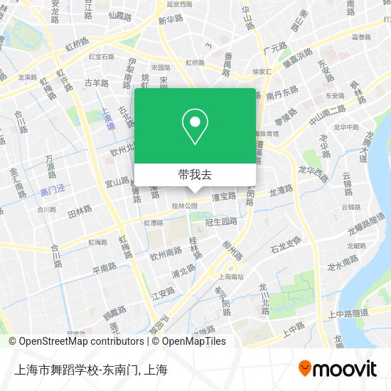 上海市舞蹈学校-东南门地图