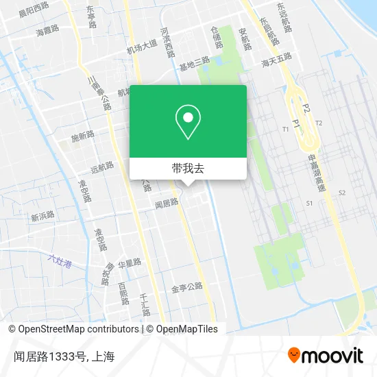 闻居路1333号地图