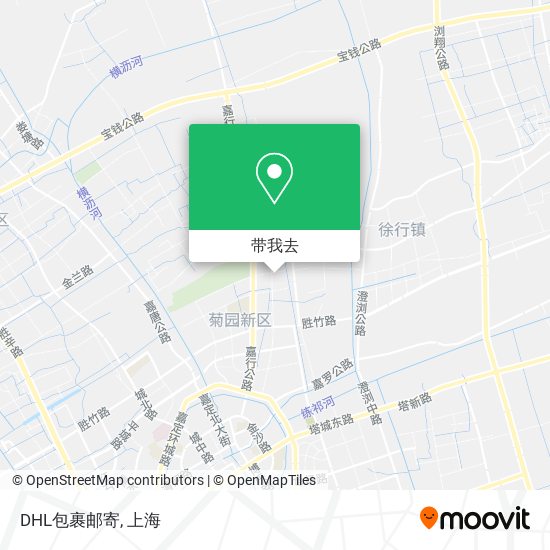 DHL包裹邮寄地图